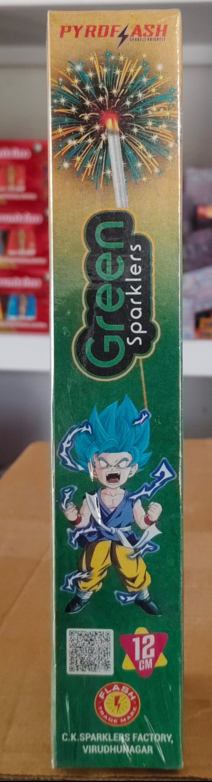 12 CM Green Sparklers